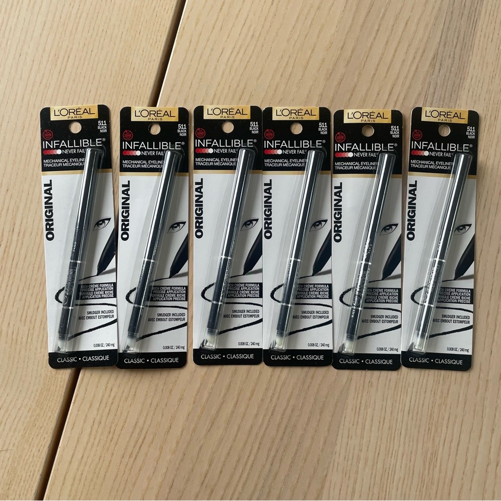 L'Oreal Infallible Mechanical Eyeliner - Black (6 pack)